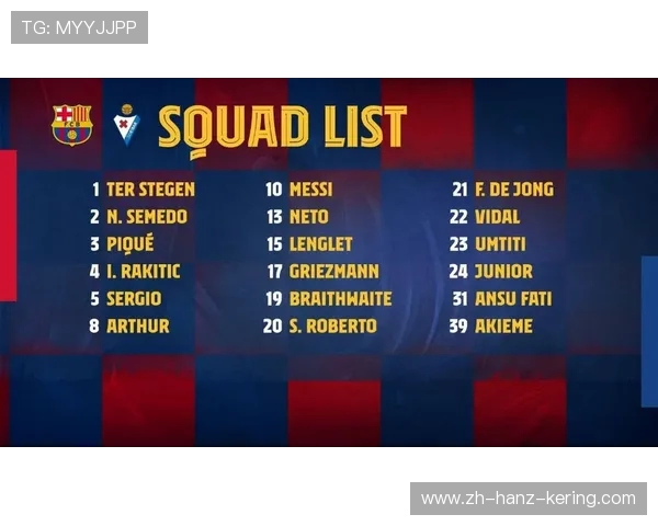 巴萨对阵埃瓦尔首发阵容分析及比赛前瞻解读